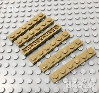 търся Lego 1х6 dark tan plate, снимка 1 - Конструктори - 49187530