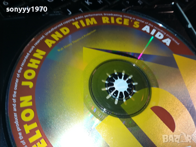 ELTON JOHN AND TIM RICES AIDA CD 2902240821, снимка 7 - CD дискове - 44523800
