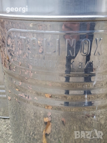 италиански гюм за мляко от неръждаема стомана 50 литра, снимка 3 - Други стоки за дома - 52450820