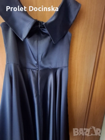 Нова елегантна тъмно синя официална рокля, снимка 7 - Рокли - 54223357