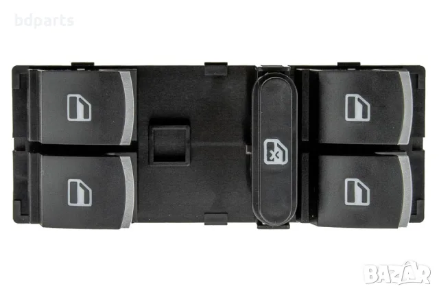 Бутон ключ за стъкла, Volkswagen, VW Golf 5, Passat B6, Tiguan, Хром, снимка 2 - Части - 56141453