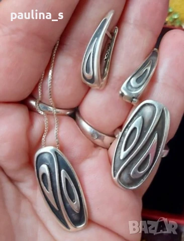 Два различни броя / Дизайнерски сребърен комплект "Crist" и "Nicolas" , снимка 8 - Бижутерийни комплекти - 32504801