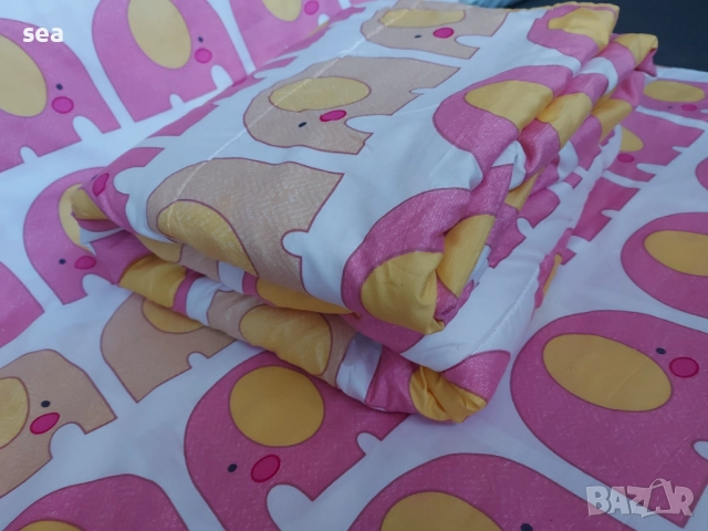 Комплект олекотена завивка + чаршаф  , снимка 4 - Спално бельо и завивки - 51617233