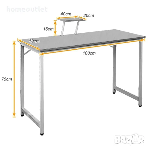 ПРОМОЦИЯ Компютърно / офис бюро, 100см - WK-JK100-MO , снимка 4 - Бюра - 49793188
