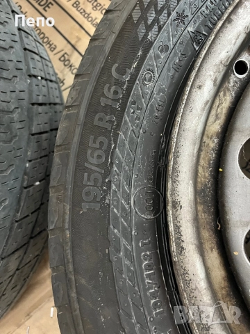 Джанти с гуми 195/65 R 16C, снимка 2 - Гуми и джанти - 52866486
