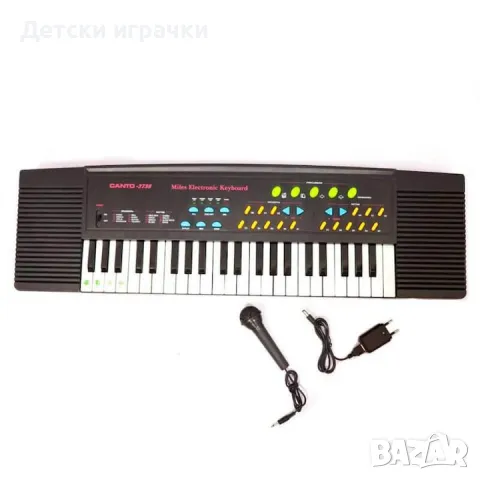 Детска йоника с микрофон, синтезатор, пиано , снимка 2 - Музикални играчки - 48971594