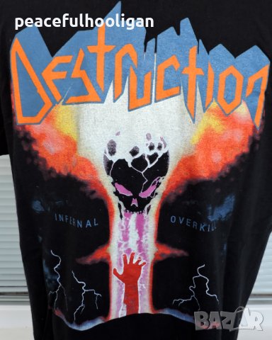 Destruction Infernal Overkill -  метъл тениска размер XL, снимка 3 - Тениски - 44240620