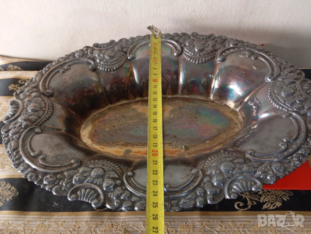 Купа,фруктиера,панер арт деко, снимка 4 - Други ценни предмети - 54288790