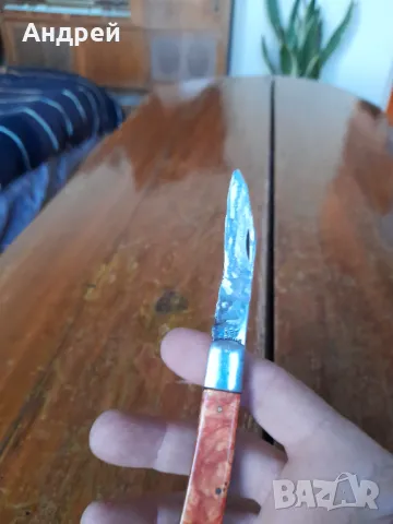 Стар джобен нож,ножче,ножка #92, снимка 4 - Други ценни предмети - 48590682