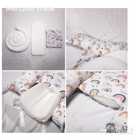 Бебешка кошница Mercado Trade, За сън и почивка, Преносимо, Универсално, Бял, снимка 3 - Бебешки легла и матраци - 40020452