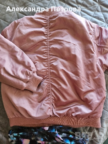 Бомбър яке Zara, 5-6 г. (116 см), снимка 2 - Детски якета и елеци - 52063470