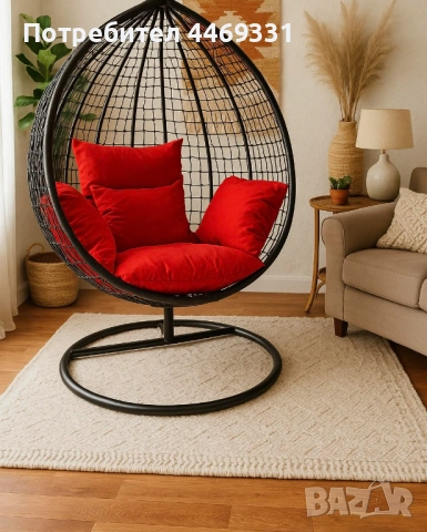 Градинска висяща люлка тип гнездо,яйце–Промоция! , снимка 5 - Градински инструменти - 52359826