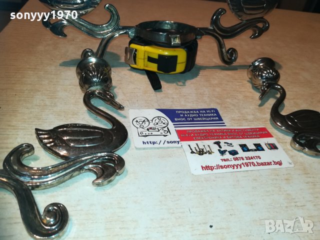 лебеди 4бр свещник от англия 0811202035, снимка 8 - Колекции - 30719437