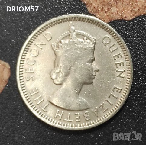 Монета Малая и Британско Борнео 10 цента, 1953, снимка 2 - Нумизматика и бонистика - 49568801