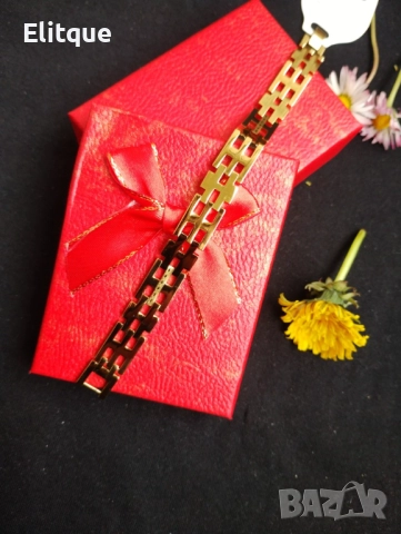 Златиста гривна подходяща за мъже и жени, снимка 3 - Други стоки за дома - 52905992