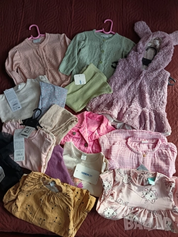 Голям лот за момиче р. 9-12м.80 
