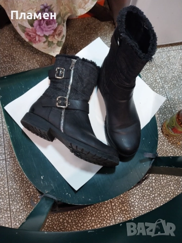 Продавам зимни кожени ботуши 38 номер, снимка 11 - Дамски ботуши - 52704037
