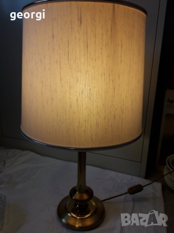 Настолна месингова лампа, снимка 8 - Настолни лампи - 31640491