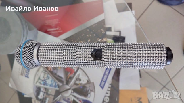 Продавам професионален микрофон Sure, снимка 5 - Микрофони - 52037260