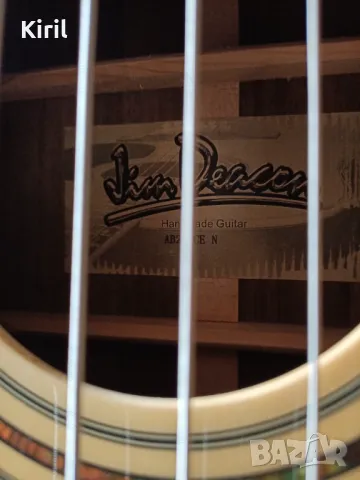 Акустичена Бас китара Jim Deacon Handmade in UK, снимка 4 - Китари - 50180121