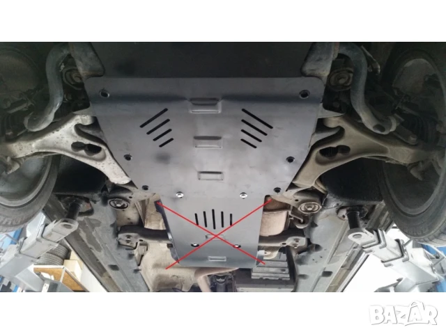 Метална кора под броня и двигател Audi Q7 2006г – 2015г, снимка 7 - Аксесоари и консумативи - 51044218