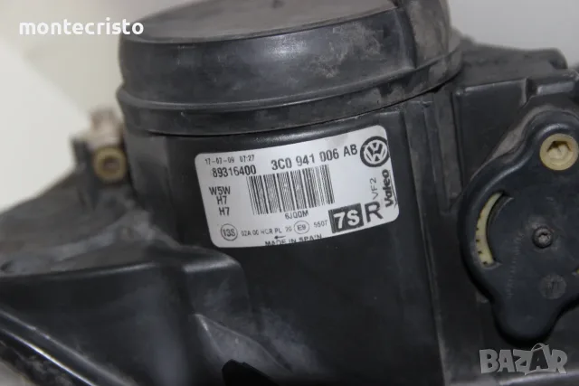 Десен фар VW Passat B6 (2005-2011г.) ✔️Valeo 3C0941006AB / 3C0941006M / 3C0941006J, снимка 7 - Части - 56016613