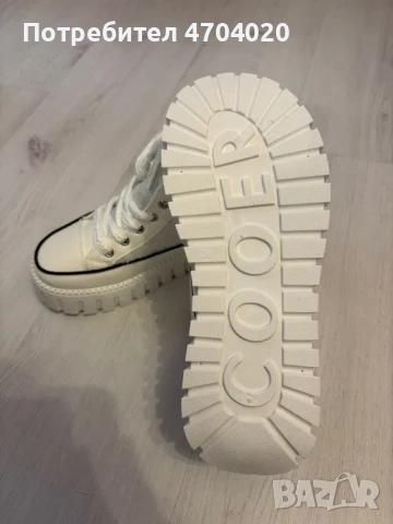 Дамски бели боти, снимка 4 - Дамски боти - 53045788