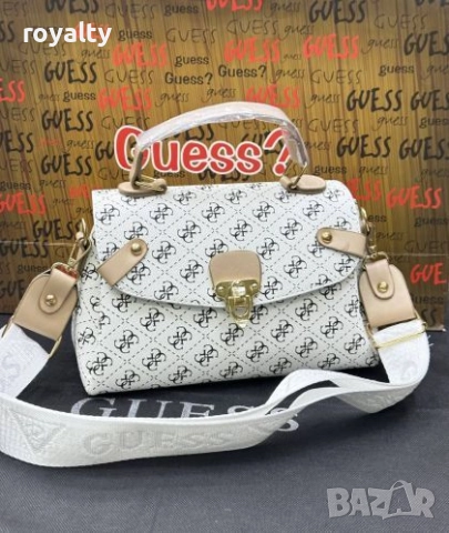 Guess Дамски Кожени Чанти Различни Цветове , снимка 3 - Чанти - 52109616