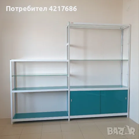 Алуминиеви стелажи и щандмаса, снимка 2 - Стелажи и щандове - 55970854
