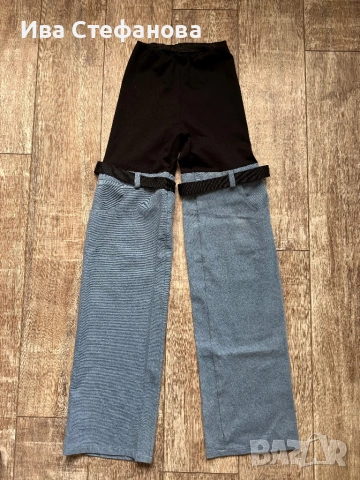 Нови дънки дънкови панталони висока талия шикозни екстравагантни ластична горна част тип клин 