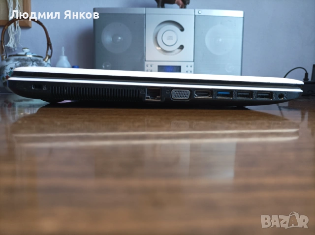 Снежнобял ASUS 17.3" | 4-ядрен Intel | 8GB RAM | 256GB SSD | НОВА Батерия, снимка 7 - Лаптопи за дома - 54118154