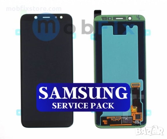 Оригинален дисплей с тъч скрийн за Samsung A6 2018, A600 / Service Pack, снимка 1 - Резервни части за телефони - 40494452