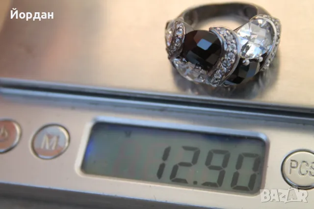 Дамски сребърен пръстен, снимка 15 - Пръстени - 49169399