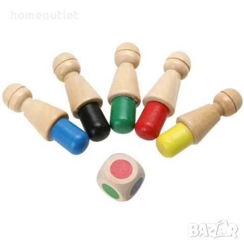 ПРОМОЦИЯ Дървена детска игра за памет WEARXI MEMORY CHESS (X00166XL1F), снимка 6 - Образователни игри - 52836502