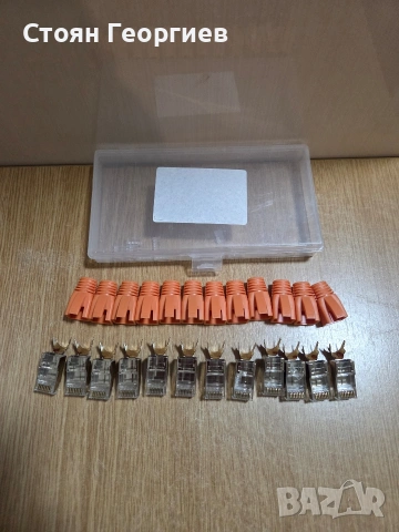 Конектори с Щепсели RJ45 Cat7 Cat6A, за мрежови кабели