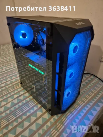 Геймърски компютър гаранция/i3 9100f 16GB,GTX 1070 8GB, 256GB SSD HDD 1TB, снимка 1