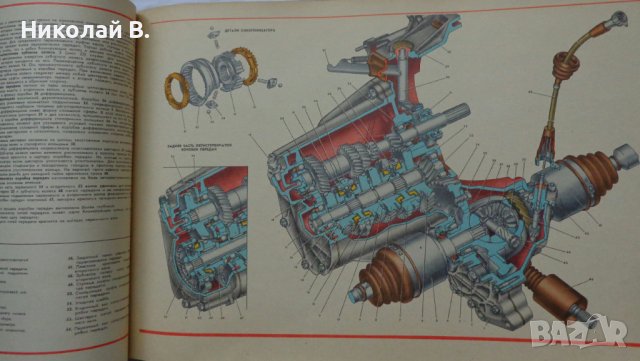 Книга Цветен албум автомобили ВаЗ 2108/2109  Лада Самара/Спутник 1989 год. На Руски език, снимка 13 - Специализирана литература - 37072999