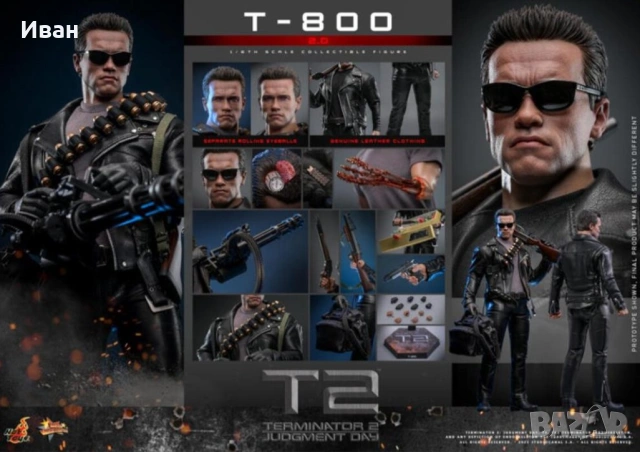 Hot Toys Terminator 2.0 Master peace figure/ Терминатор 2.0, снимка 12 - Колекции - 47243017