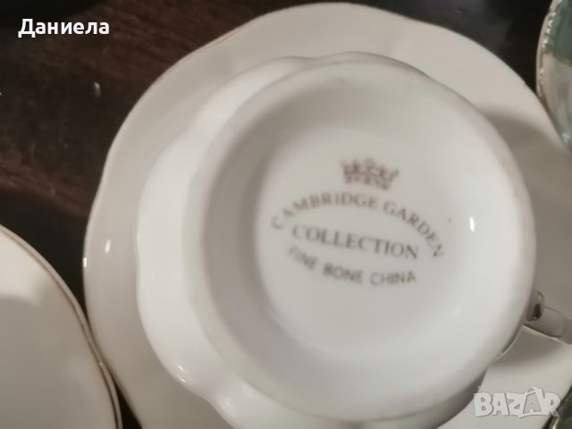 2 броя чашки Cambridge garden collection fine bone china, снимка 3 - Чаши - 38925273