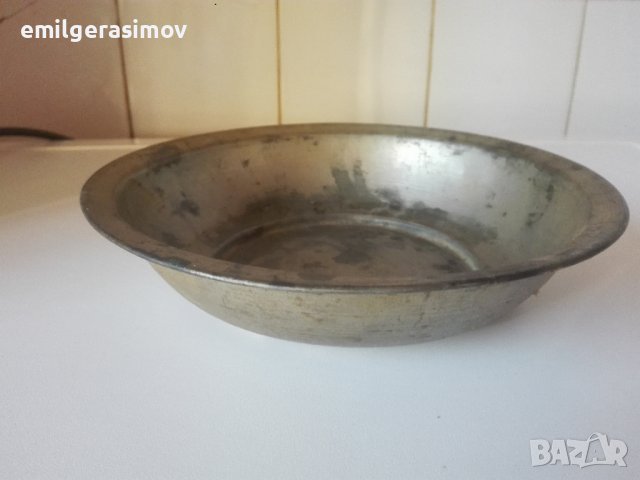 Стара медна чиния , сахан. , снимка 2 - Антикварни и старинни предмети - 40222495