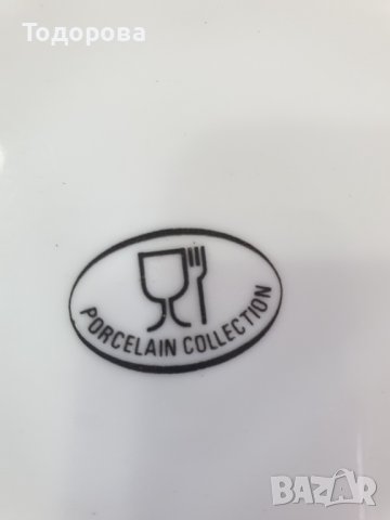 Порцеланова чиния, снимка 3 - Чинии - 38337153