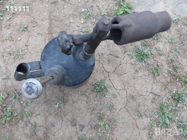 Стара бензинова лампа, снимка 4 - Други ценни предмети - 50526025