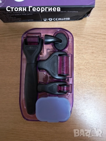 Дерма ролер, комплект дерма ролер, микроиглен