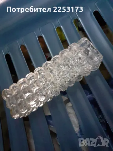 Соц.стъклена ваза, снимка 2 - Вази - 48498198