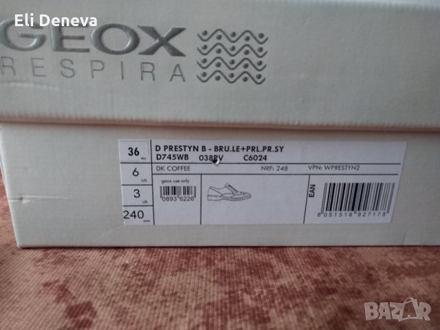 Обувки  GEOX, снимка 5 - Дамски елегантни обувки - 31925099