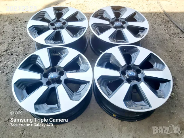4 броя алуминиеви джанти за Subaru Forester,Legasy,Impreza 17, снимка 6 - Гуми и джанти - 49772282