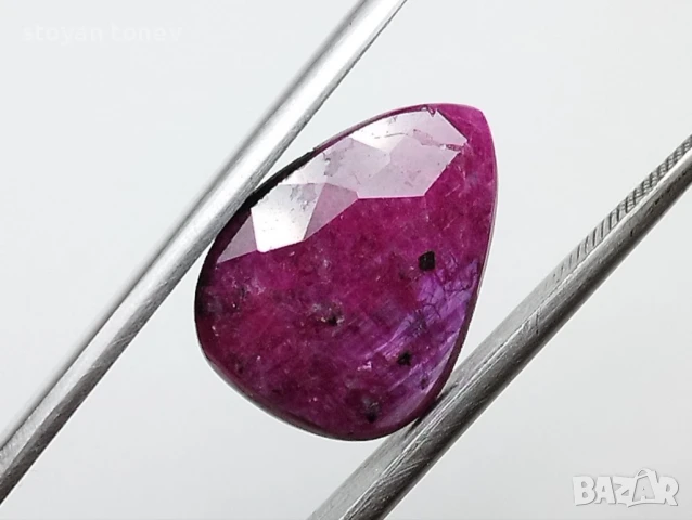 Рядък ненагряван рубин в голям размер 6.86кт.! Сертифициран! Нов!, снимка 6 - Други - 50540622