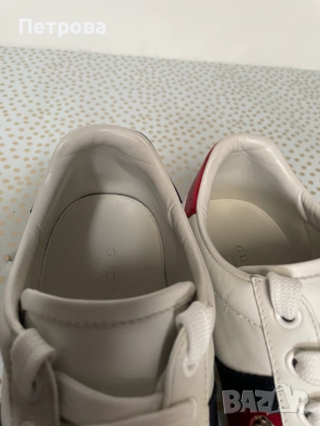 Маратонки Gucci Ace 37.5 (реален размер 38) оригинал, снимка 5 - Маратонки - 48407487