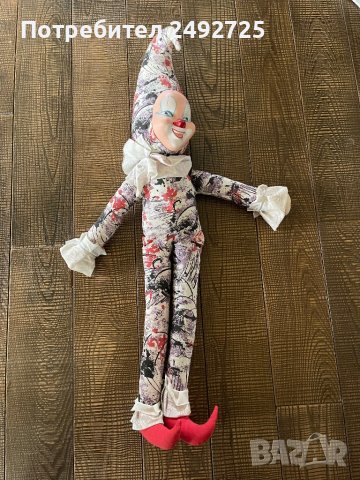 Кукла клоун, дължина 85 см✅, снимка 1