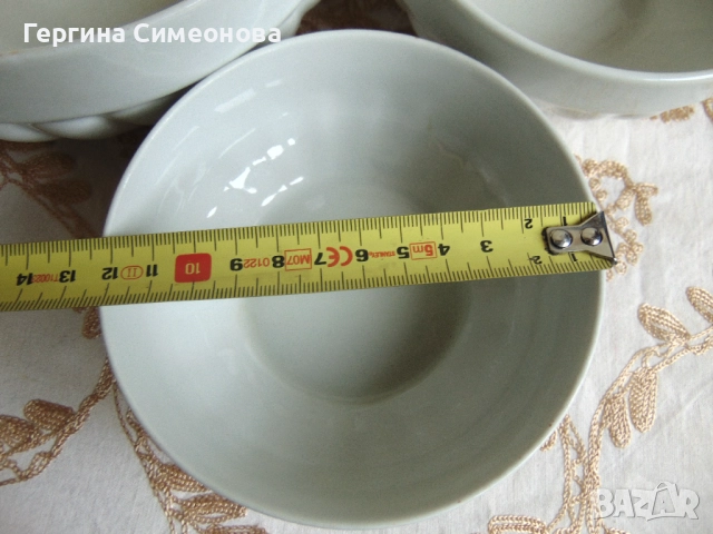 Три купи стар български порцелан, снимка 7 - Чинии - 52641680